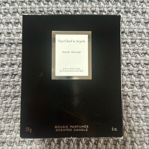 Vancleef and Arpels rose rouge candle